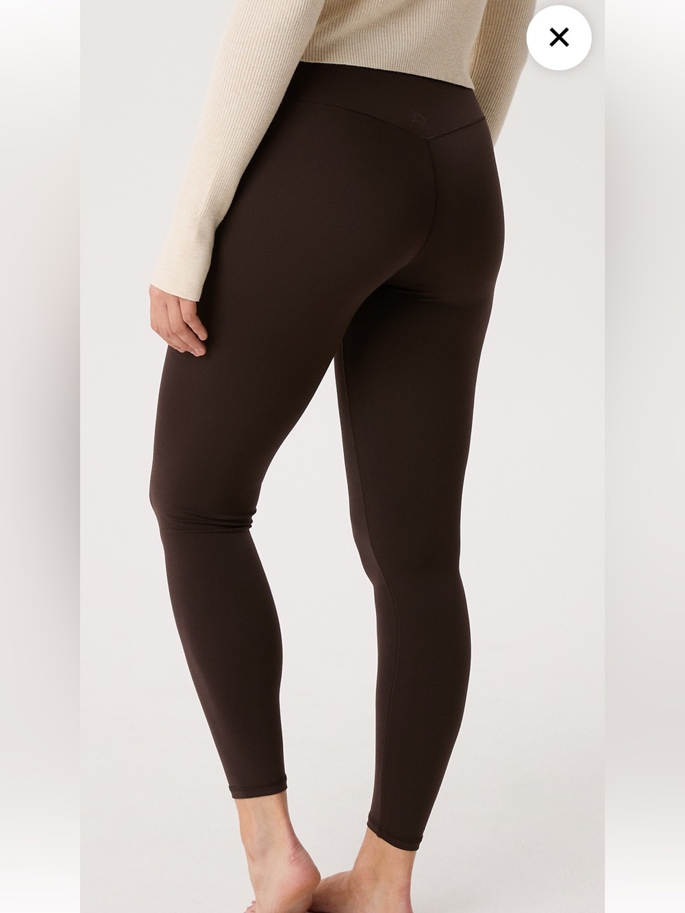aerie Dark Brown High-Rise Leggings